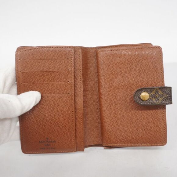 Louis Vuitton Wallet Monogram Portomone Viennese M61663 Brown Women's - Picture 3 of 10